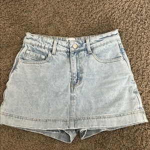 Princess Polly High-Waisted Denim Skort